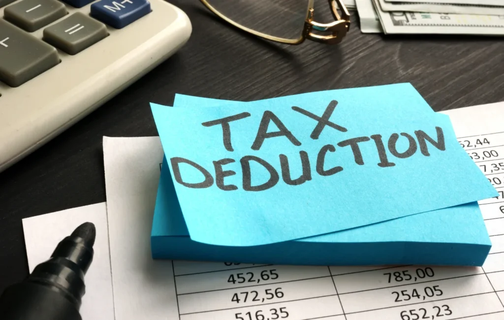 Illustration of financial documents showing interest expenses under UAE Corporate Tax Law.