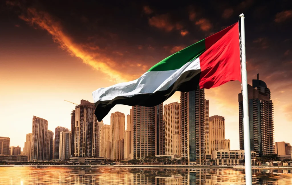 Illustration of UAE corporate tax compliance with focus on interest-related financial activities.
